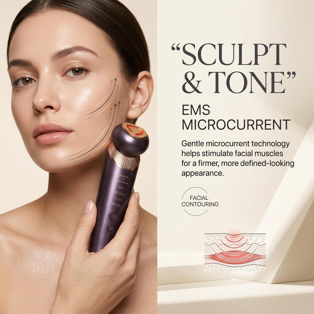 AXVELLE Glow Pro — 6-in-1 Face Lifting & Rejuvenation Device