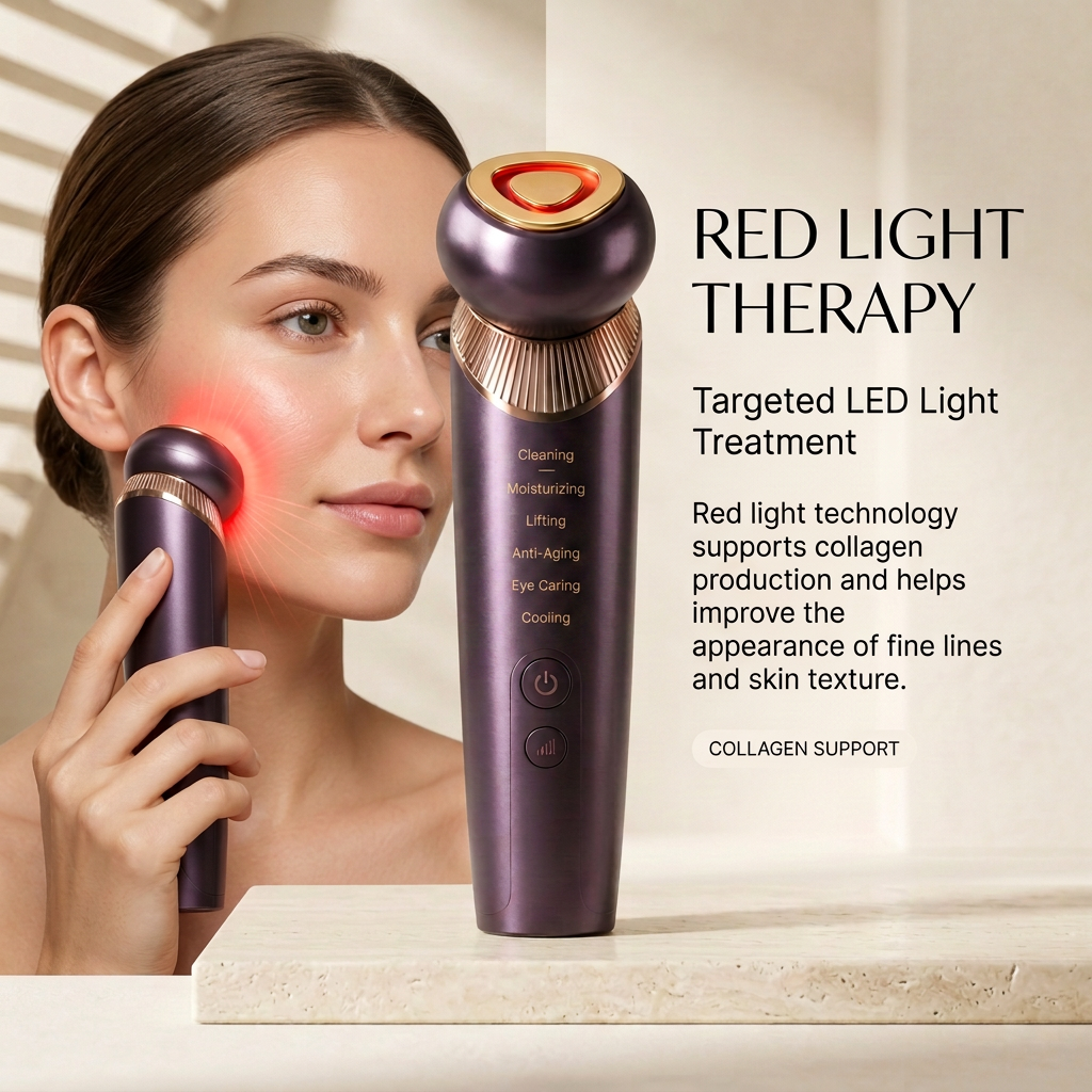 AXVELLE Glow Pro — 6-in-1 Face Lifting & Rejuvenation Device
